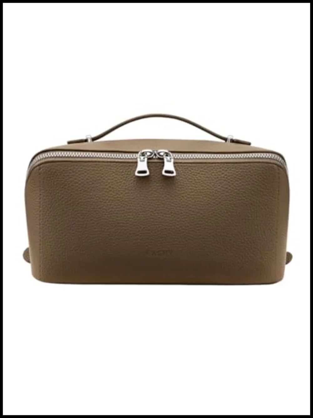 Large Capacity Travel Makeup Bag with TPU Brush Compartment